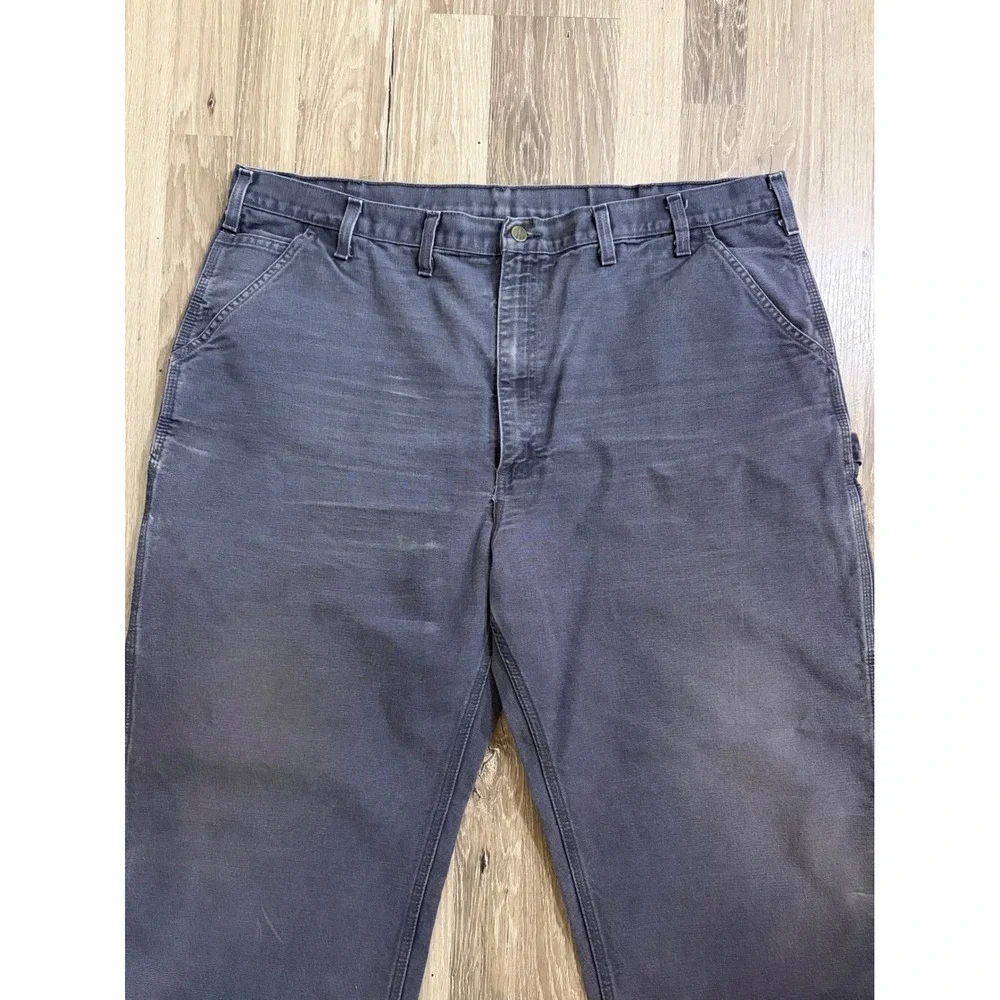 Carhartt Dungaree Carpenter Pants B11 PTB Petrol Blue 44x32‎ Faded Duck 2007